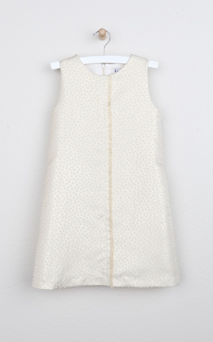 Gold Shift Dress